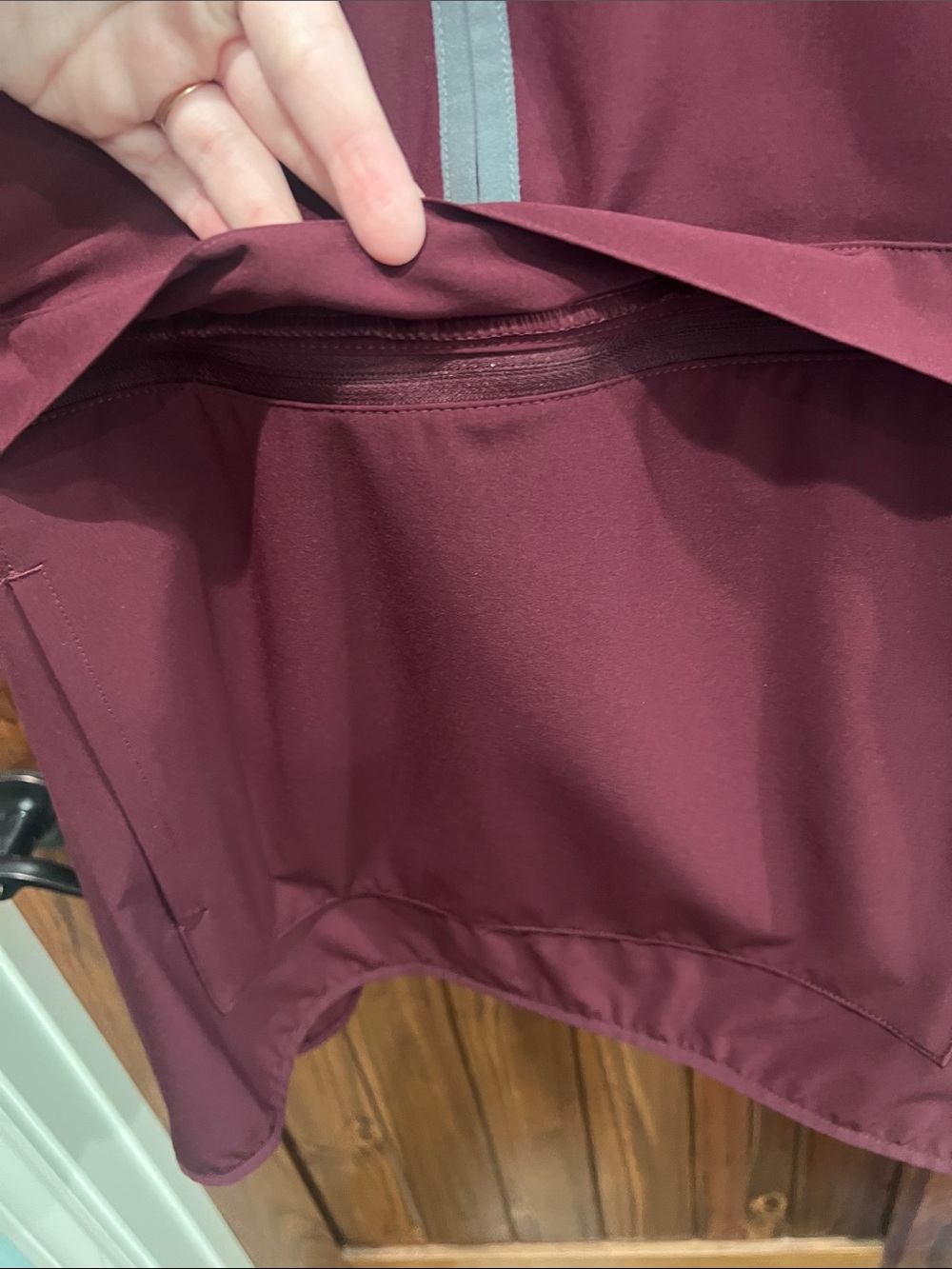 Texas A&M maroon short sleeve pull over - Picture 2 of 6